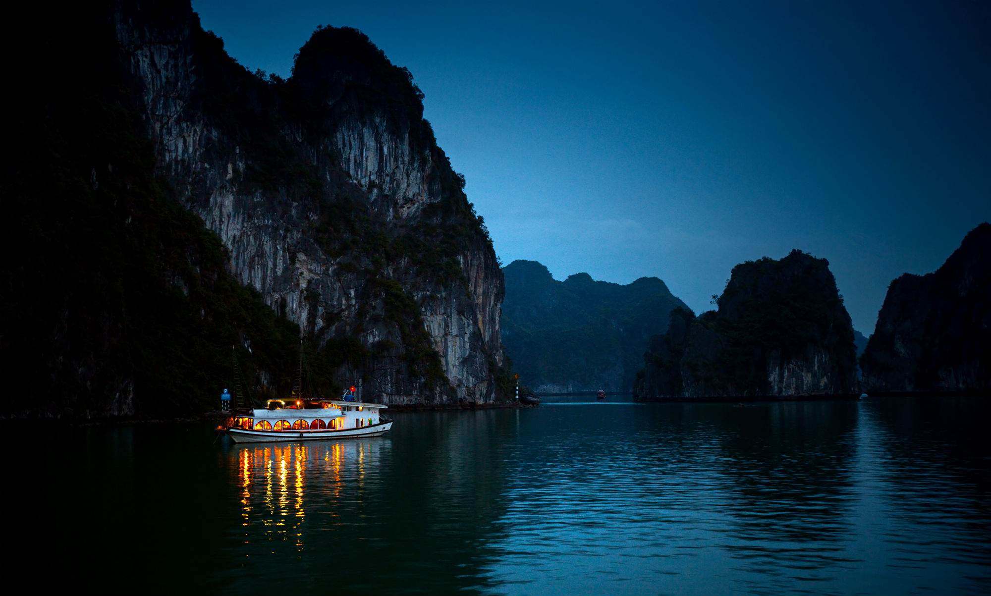 Ha Long Bay at Night