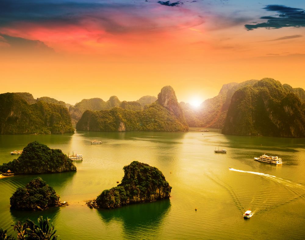 Ha Long Sunset