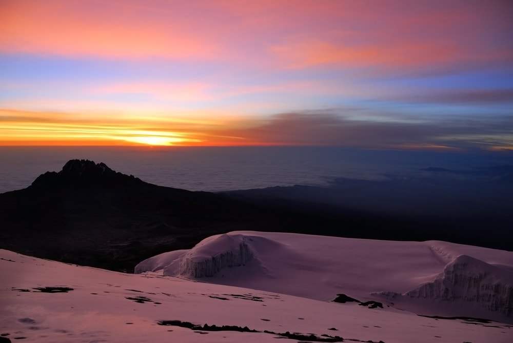 sunrise  kilimanjaro